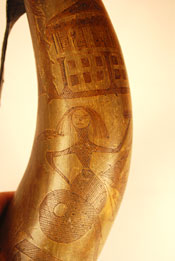 powder horn detail